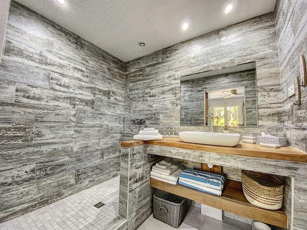 A louer appartement Front de mer BO Saint Martin-salle de douche-13